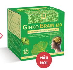 Viên uống tăng cường tuần hoàn máu não GINKO BRAIN 120 - hộp 30 viên