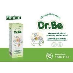 Nước Tắm Gội Thảo Dược Dr.Be Big Family Chai 250ml