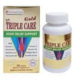 Triple Care Gold- Vitamins For Life - Khỏe Sụn Khớp, Mạnh Gân Cơ, Chắc Dây Chằng- Hộp 60 Viên