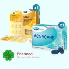 Viên Uống Ngừa Mụn Sáng Da Làm Đẹp Da Acnacare 3 x 10 viên