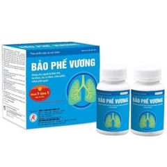 Bảo Phế Vương Hộp 2 lọ x 60 Viên Hỗ Trợ Giảm Ho Đờm Phế Quản