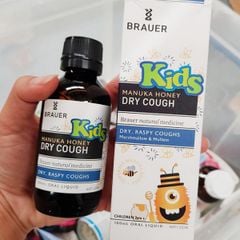 Siro Cho Bé Tăng Đề Kháng Manuka Dry Cough Brauer Bé 2 Tháng Tuổi