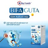 Bifa Guta Giúp Hạn Chế Và Giảm Nguy Cơ Viêm Khớp Do Gout Big Family Lọ 30 Viên