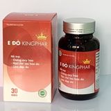 Vitamim E Đỏ Kingphar Giúp Tái Tạo Da, Làm Sáng Da, Chống Lão Hóa Hộp 30 Viên