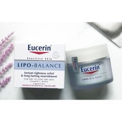 Kem Dưỡng Ẩm Chuyên Sâu Diệu Nhẹ Eucerin Lipo Balance Hủ 50ml