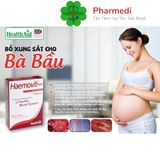 Viên Uống Bổ Sung Sắt Cho Mẹ Bầu Healthaid Heamovit Plus Hộp 30 Viên