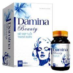 Damina Beauty - Viên Uống Tăng Cường Nội Tiết Tố Nữ Hiệu Quả Hộp 30 Viên