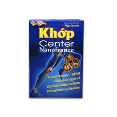 Khớp Center Nanofrance Chữa Đau Nhức Xương Khớp Và Tái Tạo Sụn Hộp 50 Viên