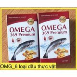 Viên Dầu Cá Omega 369 Premium Cải Thiện Thị Lực Hộp 60 Viên