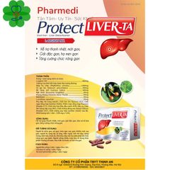 Viên Uống Giải Độc Gan PROTECT LIVER - TA Hộp 60 Viên Nang Mềm