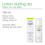 Lotion Dưỡng Da Curél Sebum Trouble Care Moisture Facial Lotion Dành Cho Da Dầu 150ml