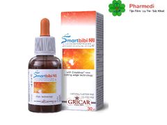 Siro Bổ Sung Vitamin D3 Giúp Hấp Thu Canxi Giúp Xương Chắc Khỏe Smartbibi D3 30ml