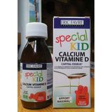 Siro Special Kid Calcium Vitamine D Bổ Sung Canxi và Vitamin D Chai 125ml- Xuất Xứ Pháp