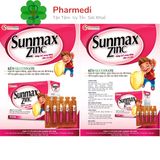 Sunmax ZinC Bổ Sung Kẽm Giúp ăn ngon miệng  Giúp nâng cao sức đề kháng Dạng ống 10ml