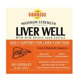 Sunrise Liver Well Hỗ Trợ Tăng Cường Chức Năng Gan Hộp 60 Viên