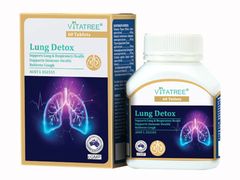 Viên Uống Thải Độc Phổi Bổ Phổi Vitatree Lung Detox Lọ 60 Viên