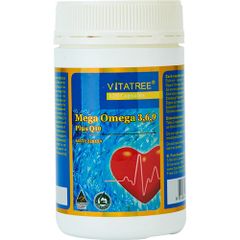 Omega 3,6,9 Plus Q10 Vitatree Bổ Sung Dưỡng Chất Cho Não Và Thị Lực Lọ 120 Viên