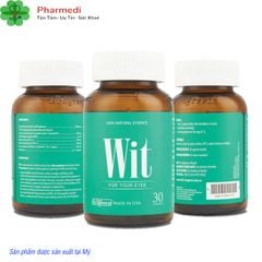 Bổ Mắt Wit Eco Tăng Cường Thị Lực Xuất Xứ Mỹ Lọ 30 Viên