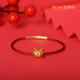 Vòng tay charm mèo vàng thần tài