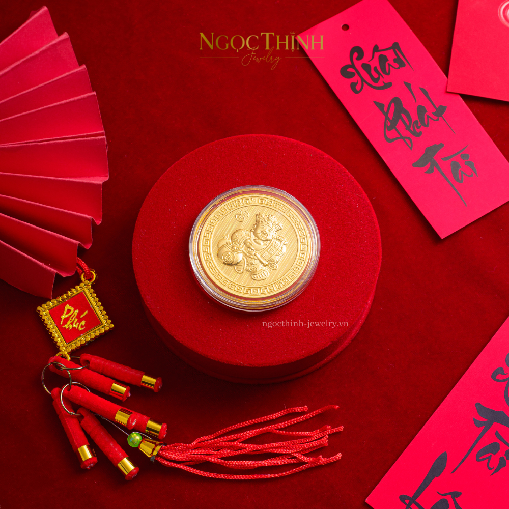 Đồng vàng Thần tài 1 chỉ