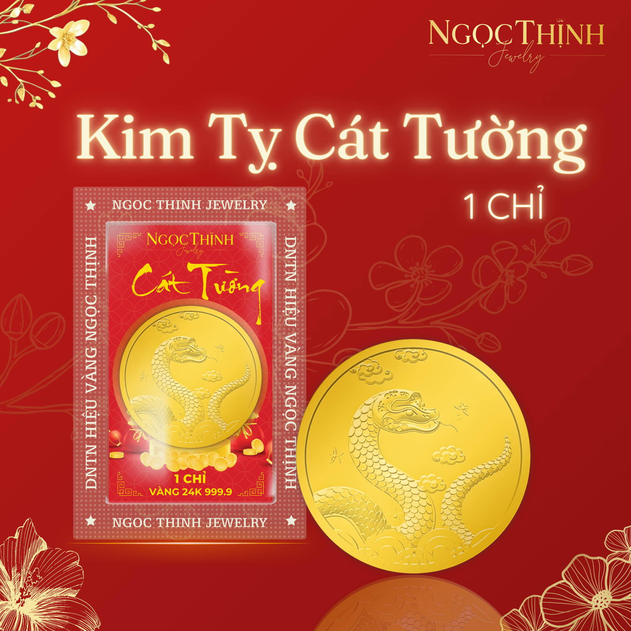Kim Tỵ Cát Tường 1 chỉ