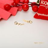 Bông tai kim tiền