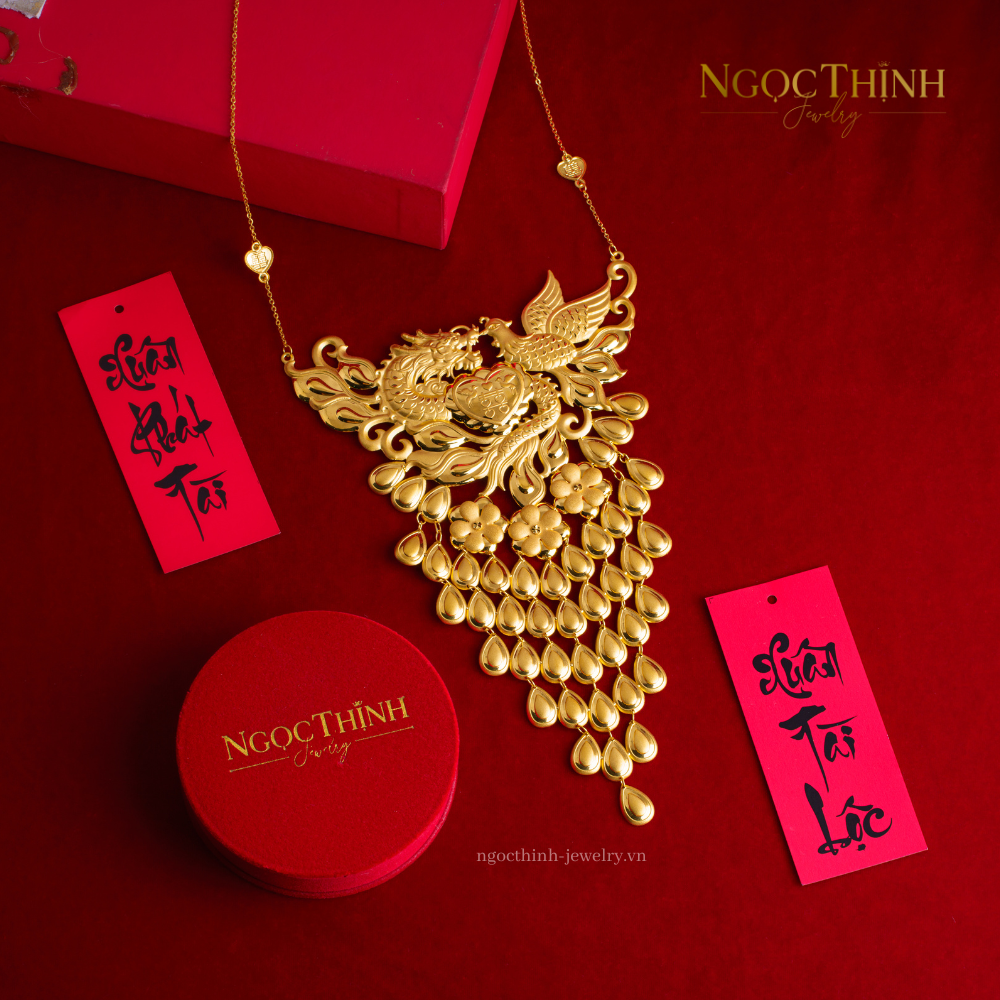 Dây chuyền Long Phụng Sum Vầy