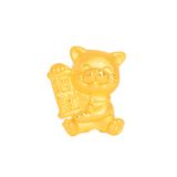 Charm mèo vàng thần tài