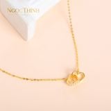 Dây chuyền liền mặt trái tim