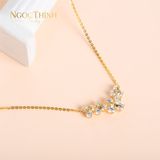 Dây chuyền liền mặt đính đá Cz