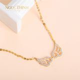 Dây chuyền liền mặt đôi cánh