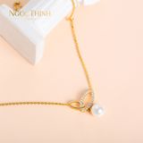 Dây chuyền liền mặt ngọc trai