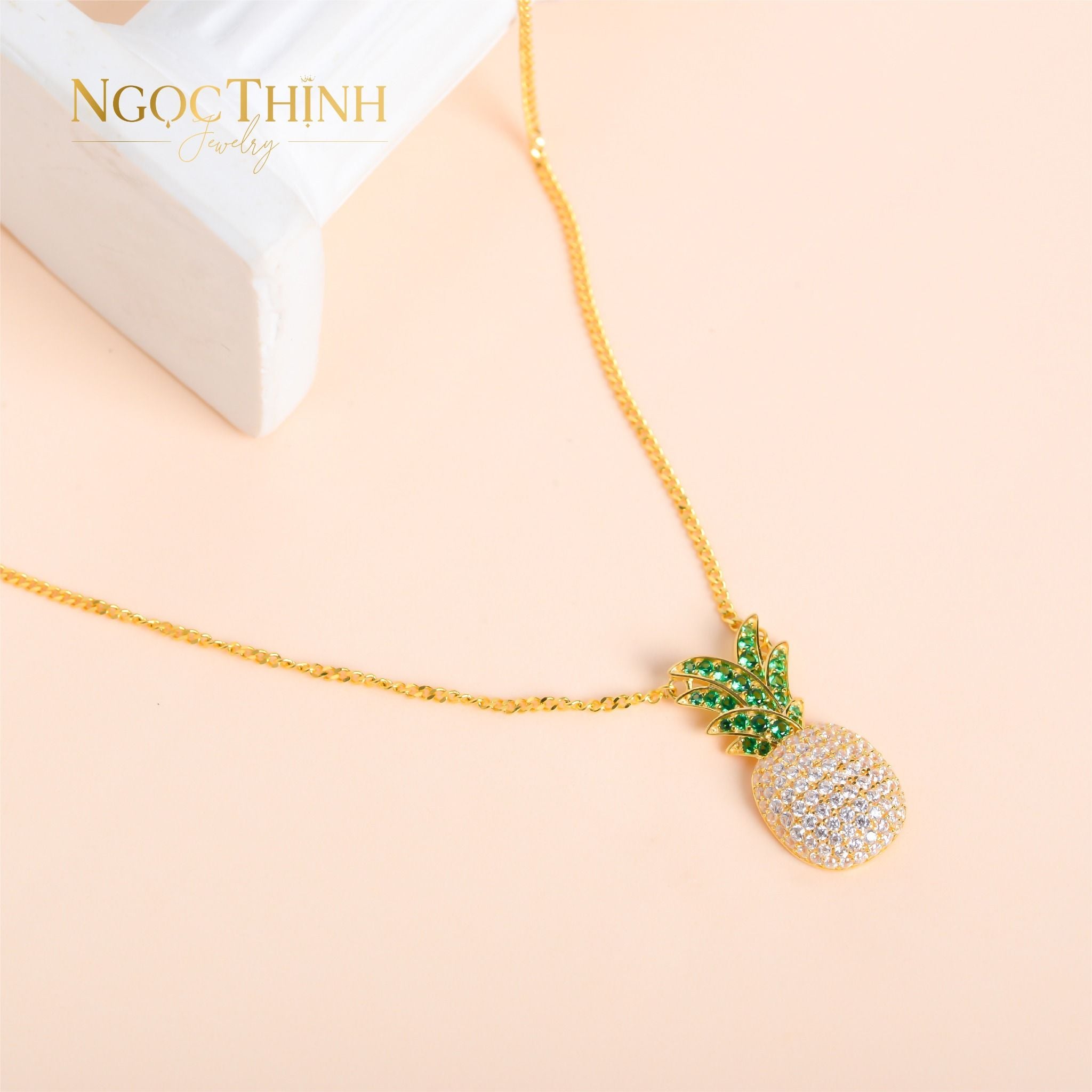 Dây chuyền liền mặt trái thơm