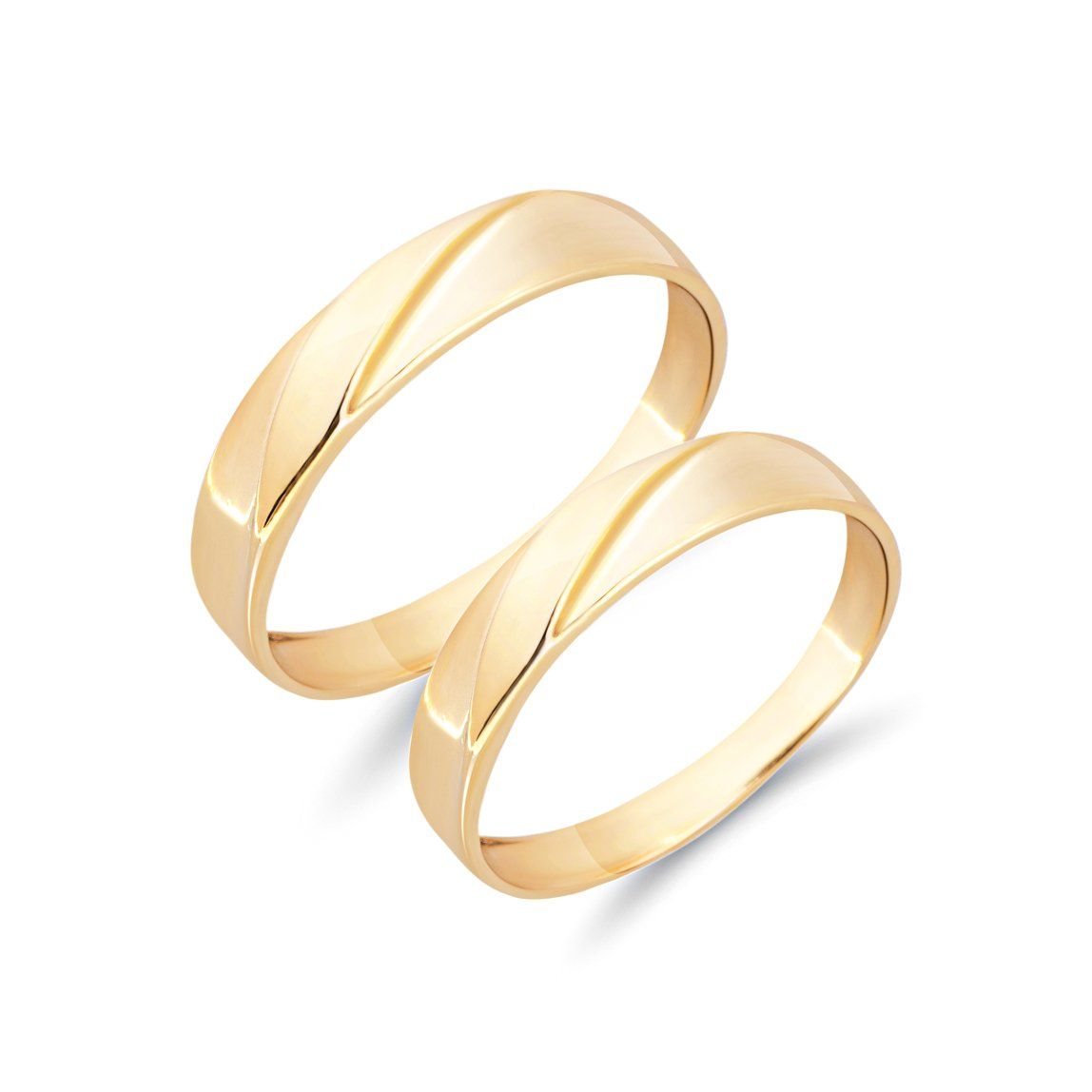 Cặp nhẫn cưới Kim cương Vàng trắng Chung Đôi – Jewelry 1005