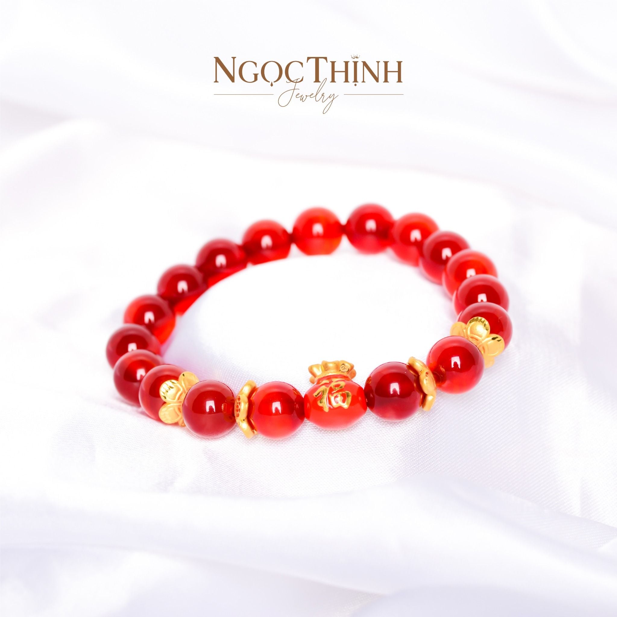 Vòng charm túi tiền chuỗi hạt