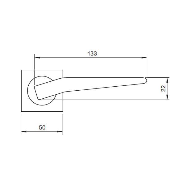 Khóa nhà vệ sinh Hafele 901.98.054