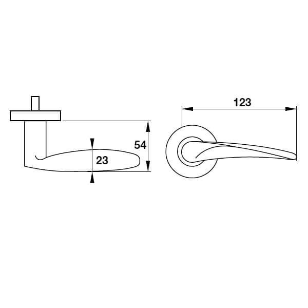 Khóa cửa phòng tắm Hafele 903.98.142