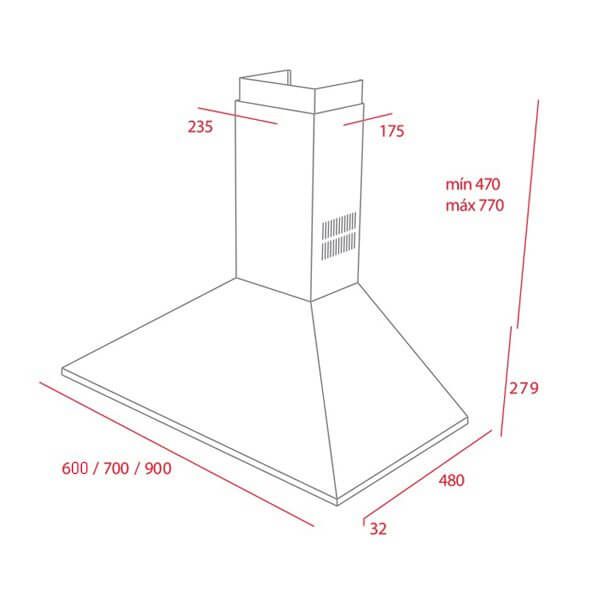 Máy hút mùi Teka DBB 70