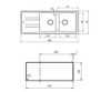 Chậu đá Teka STONE 80B-TG 2B1D GREY