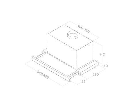 Hút mùi âm tủ Elica ELITE 14 LUX