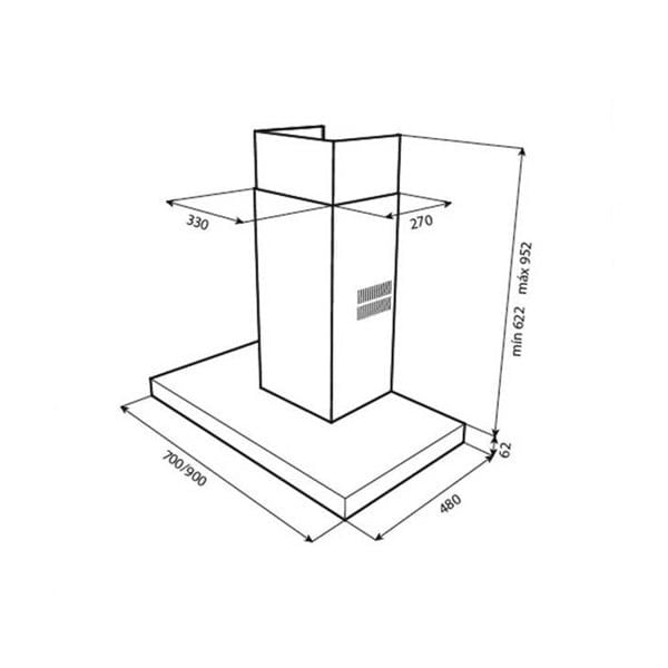 Máy hút mùi Teka DPL 986 T