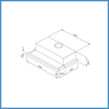 Hút mùi âm tủ Malloca MH 60SMC