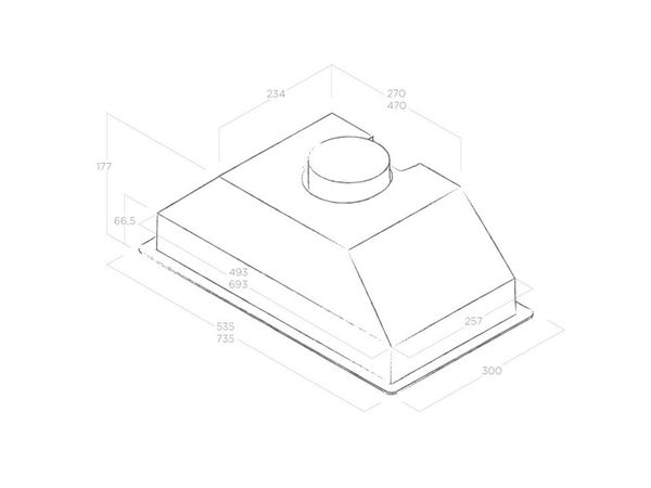 Hút mùi âm tủ Elica ERA S