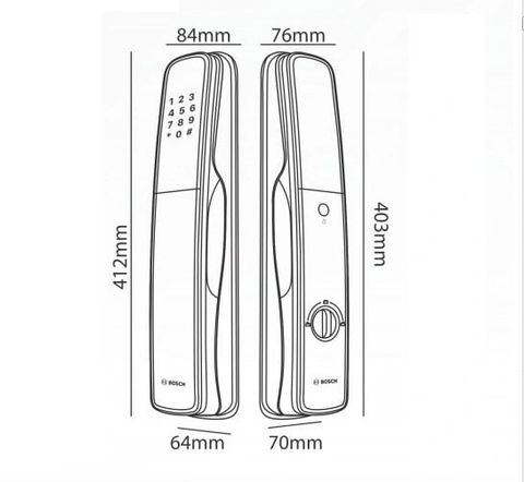 Khóa điện tử Bosch EL800VF
