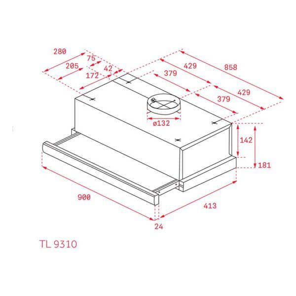 Máy hút mùi Teka TL 9310