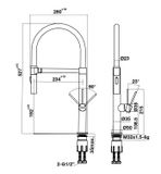 Vòi rửa bát Hafele HT24-SH1F527 570.85.051