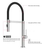 Vòi rửa bát Hafele HT24-SH1F527 570.85.051