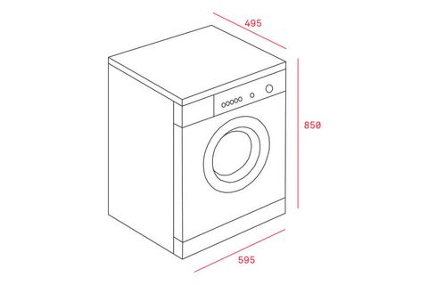 Máy giặt đứng độc lập Teka TK4 1270