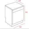 Máy rửa bát Teka LP9 850 INOX
