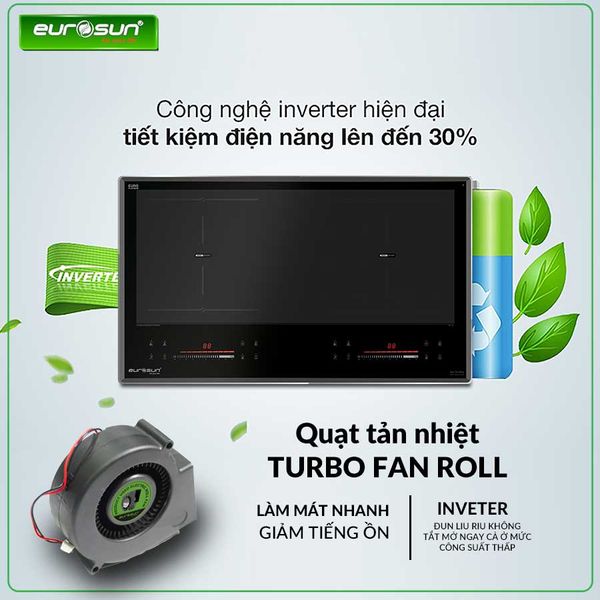 Bếp từ đôi Eurosun EU-T210Pro